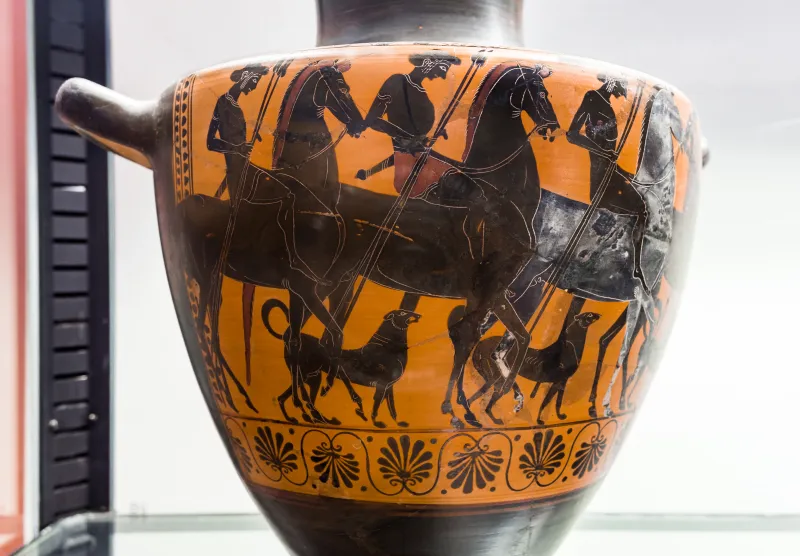 Comparable With The Leagros Group - Abv Extra - Warriors Departing With Chariot - Horsemen - Fiesole Mca 178373 - 