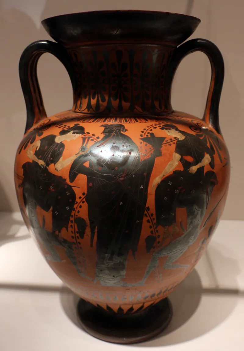 Gruppo Di Leagros, Anfora Con Scena Bacchica, 520-500 Ac 