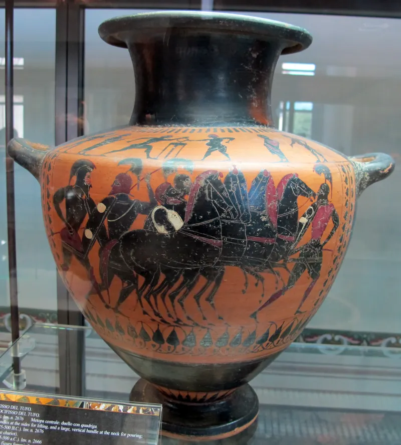 Gruppo Di Leagros, Hydria Con Quadriga, 525-500 01 Da Del Del Tufo, 