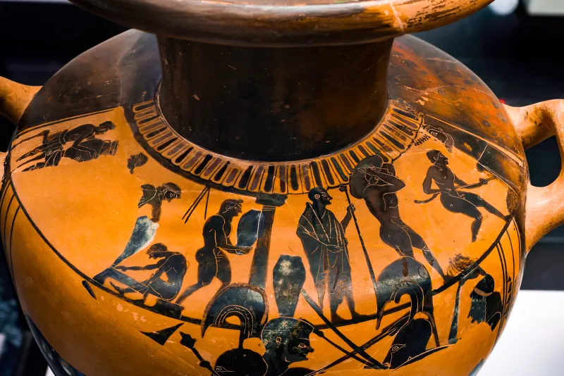 Leagros Group - Abv 362 36 - Potter´s Workshop - Aineas Escaping From Troy - München As 1717 - 
