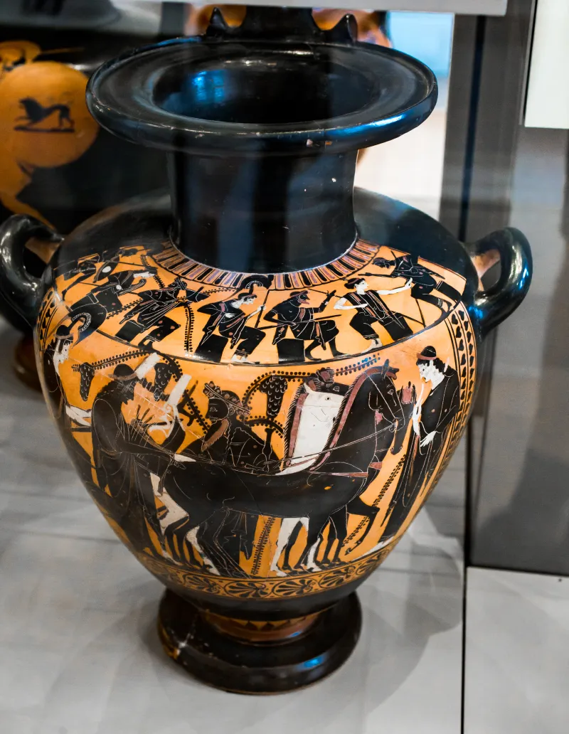 Leagros Group - Abv 364 52 - Assembly Of Gods - Athena Mounting Chariot - Cambridge Fwm Gr-35-1864 - 