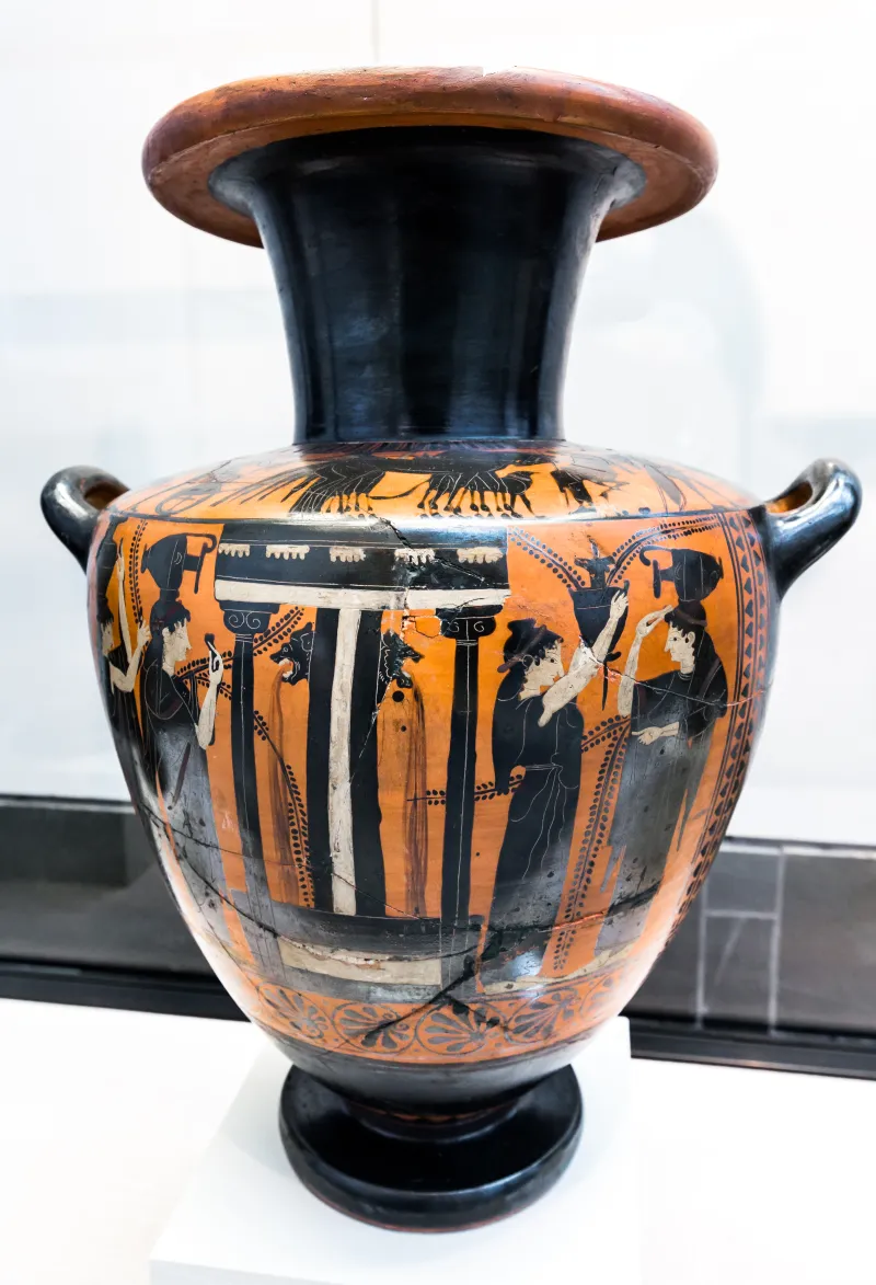 Leagros Group - Abv 366 74 - Warriors Departing With Chariot - Women At The Fountainhouse - München As 1715 - 