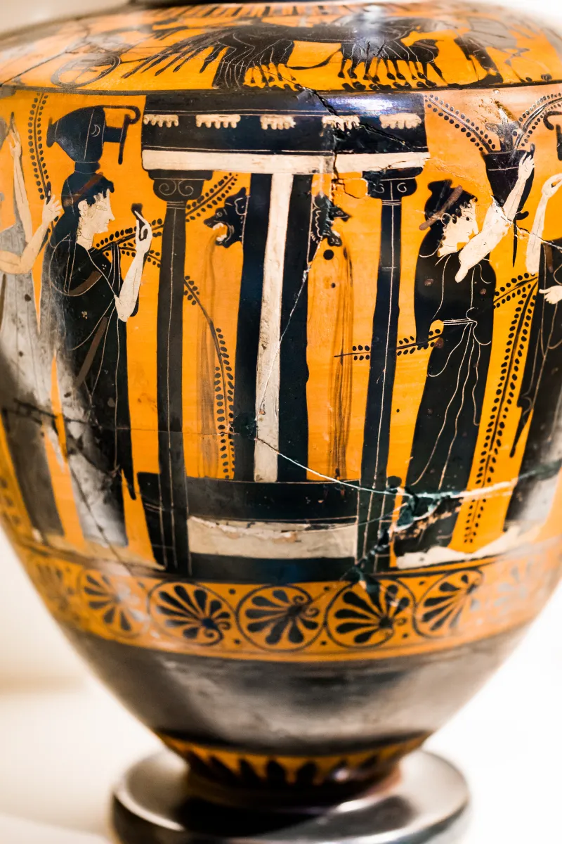 Leagros Group - Abv 366 74 - Warriors Departing With Chariot - Women At The Fountainhouse - München As 1715 - 