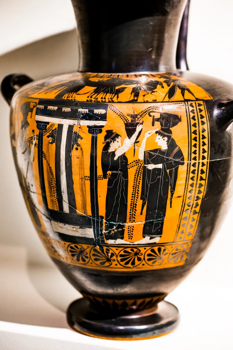 Leagros Group - Abv 366 74 - Warriors Departing With Chariot - Women At The Fountainhouse - München As 1715 - 
