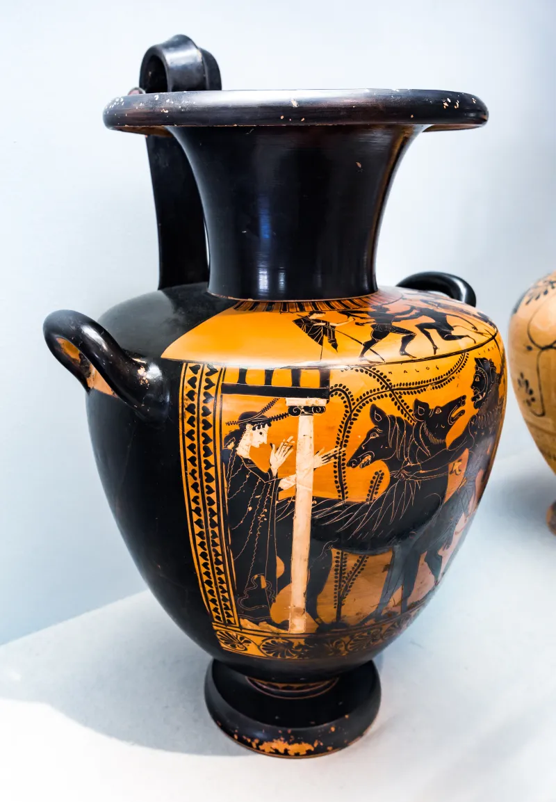 Leagros Group - Abv Extra - Theseus And Minotauros - Herakles And Kerberos - Würzburg Mvwm - 