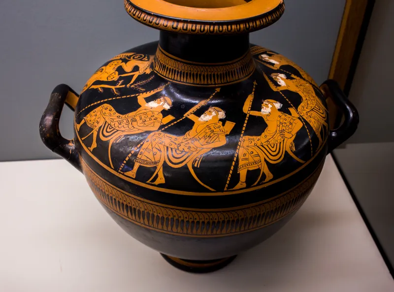 Leningrad Painter Arv 571 75Extra Satyr-Play Sphinx By Aischylos 