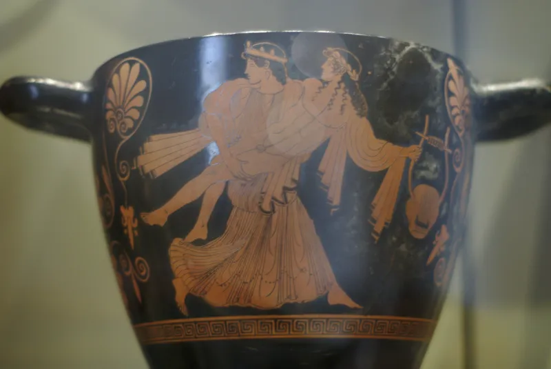 Skyphos With Eos Abducting A 
