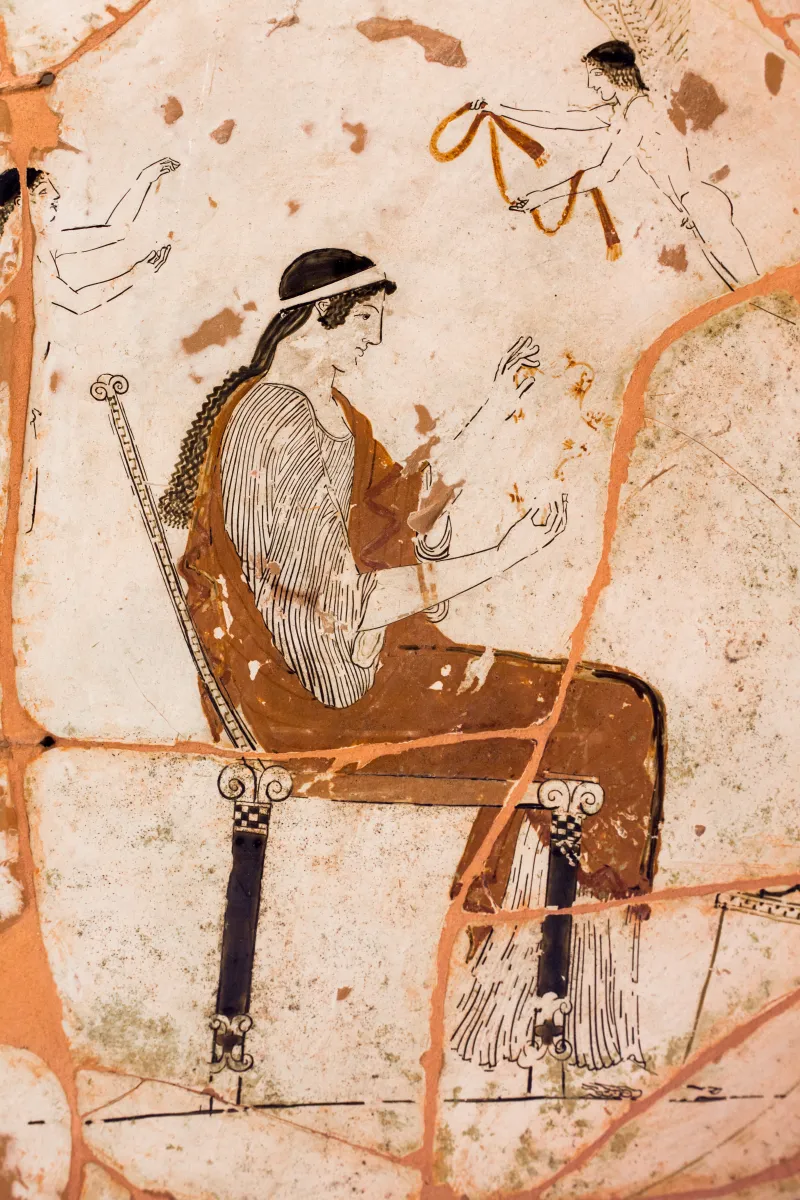 Lyandros Painter Arv 835 1 Aphrodite With Two Erotes - Athletes 