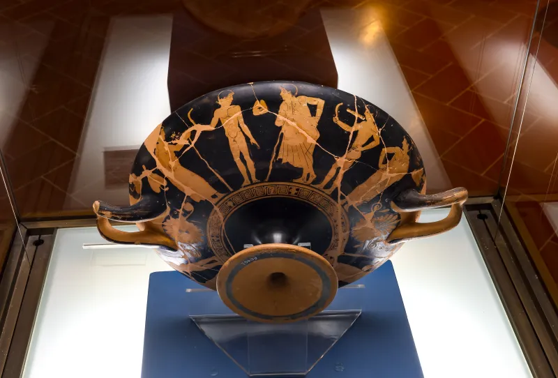 Lyandros Painter - Arv 835 1 - Aphrodite With Two Erotes - Athletes - Firenze Man 75409 - 