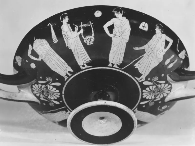 Terracotta Kylix (Drinking Cup) Met 