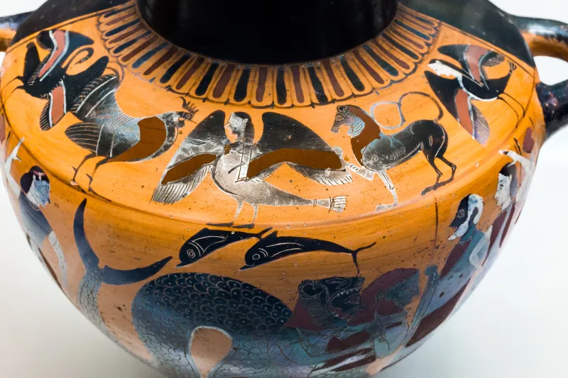 Comparable With Lydos - Abv 115 Extra - Animal Frieze - Herakles And Triton - London Bm 1856-1226-31 - 