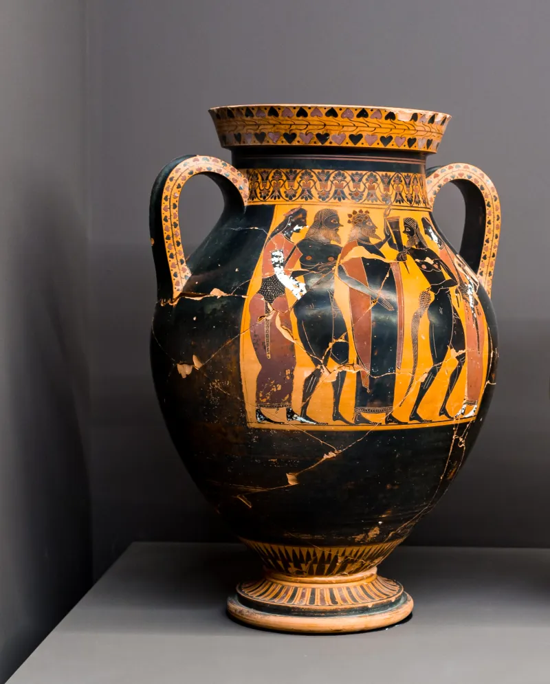 Lydos - Abv 109 Extra - Dionysos Between Satyrs And Maenads - Potenza Mandbda 405361 - 