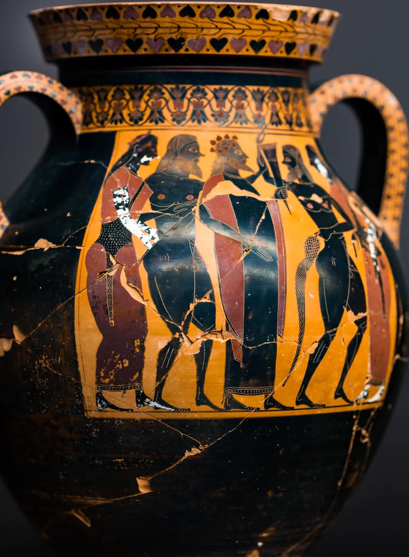 Lydos - Abv 109 Extra - Dionysos Between Satyrs And Maenads - Potenza Mandbda 405361 - 