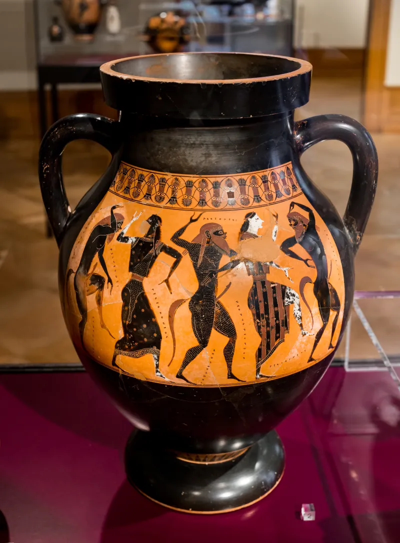 Lydos - Abv 109 Extra - Thiasos Of Satyrs And Maenads - Basel Asusl Bs 424 - 