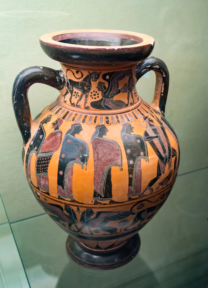 Lydos - Abv 110 32 - Judgement Of Paris - Symposion - Animal Frieze - Firenze Man 70995 - 