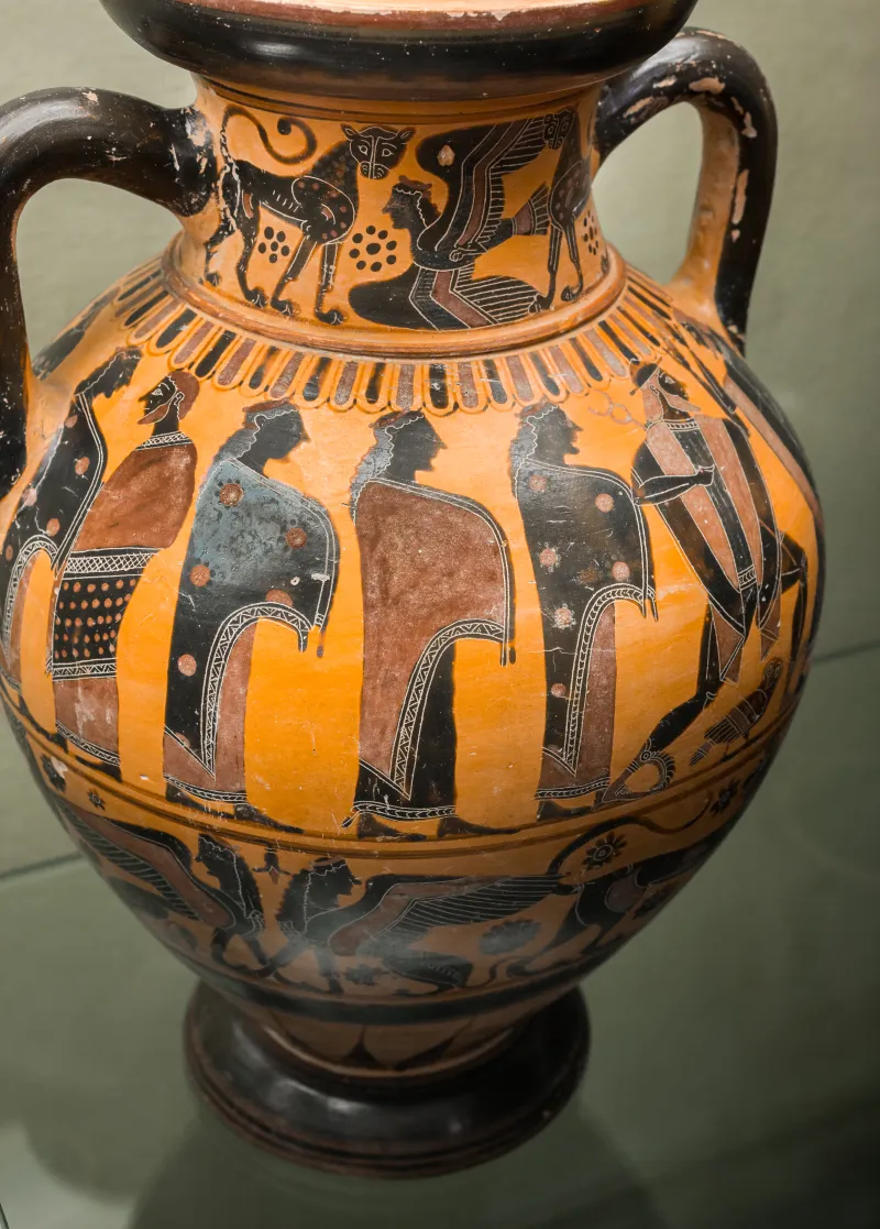 Lydos - Abv 110 32 - Judgement Of Paris - Symposion - Animal Frieze - Firenze Man 70995 - 