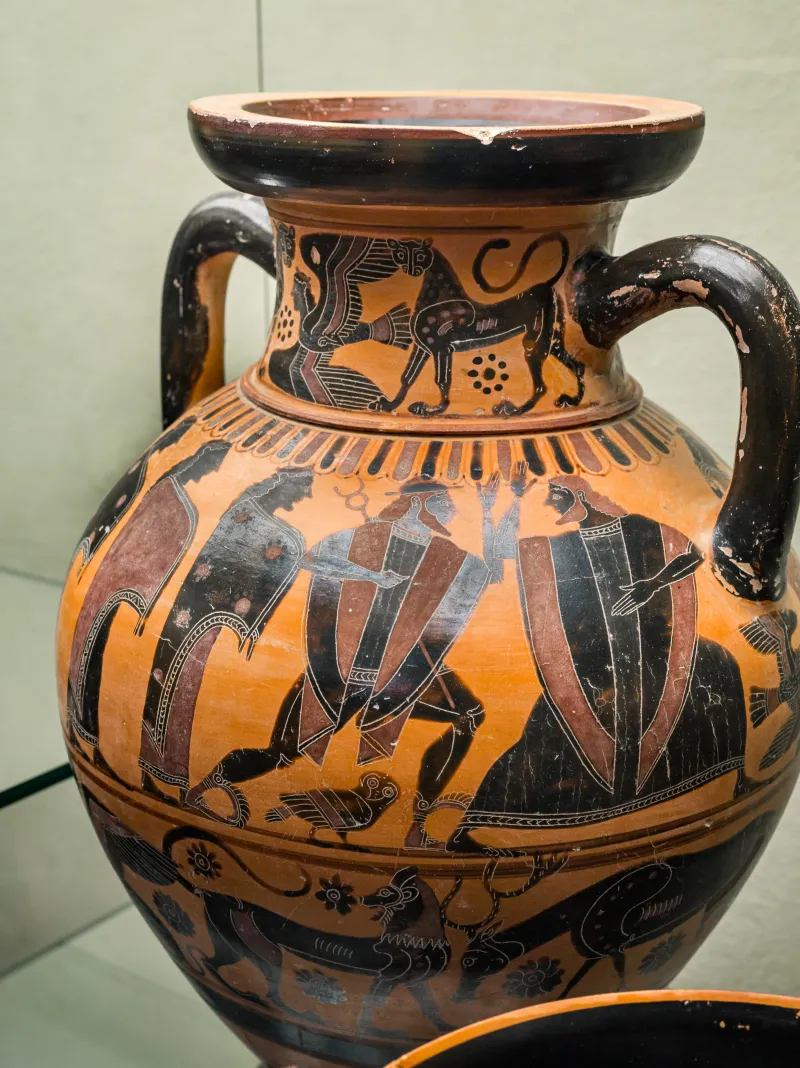 Lydos - Abv 110 32 - Judgement Of Paris - Symposion - Animal Frieze - Firenze Man 70995 - 