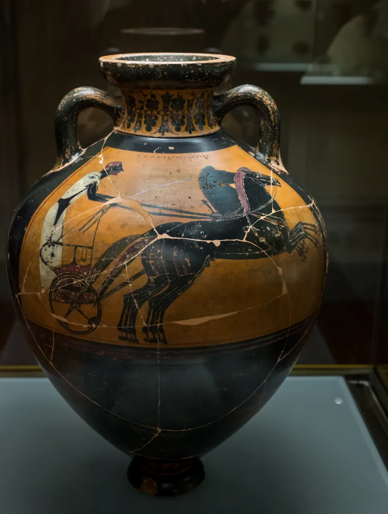 Lydos - Abv 110 33 - Victorious Athlete And Athena - Quadriga - Firenze Man 97779 - 