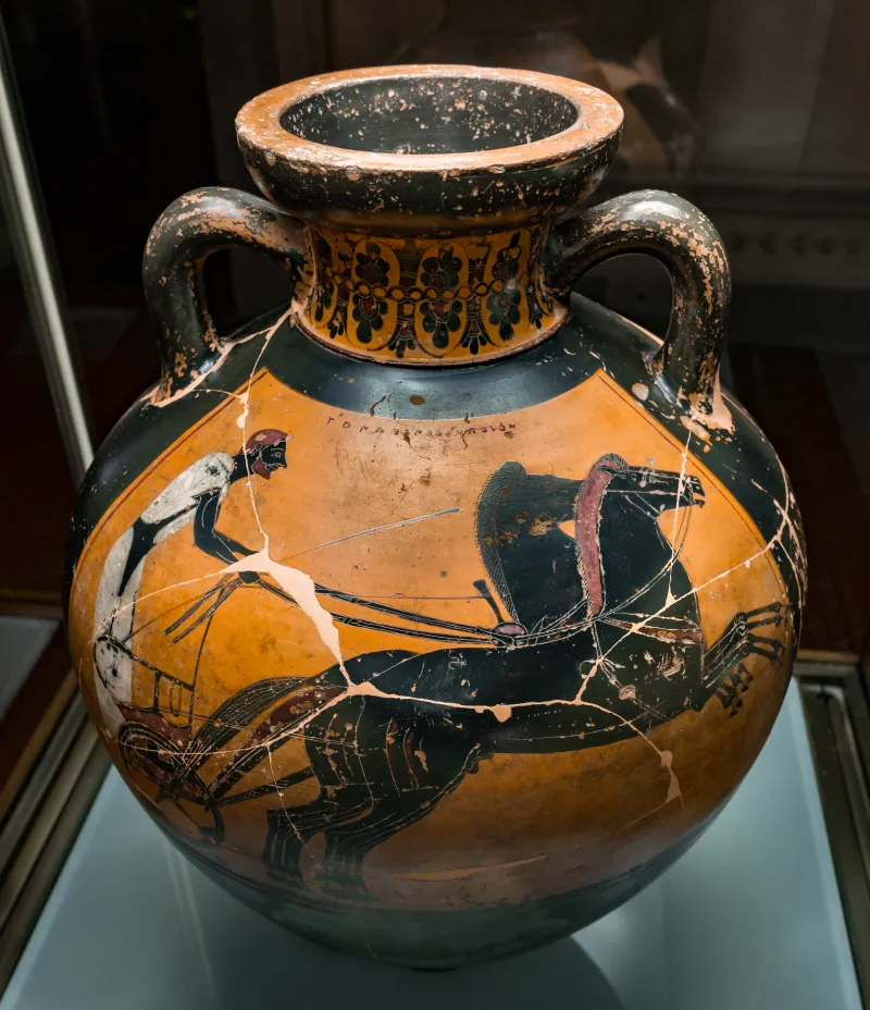 Lydos - Abv 110 33 - Victorious Athlete And Athena - Quadriga - Firenze Man 97779 - 