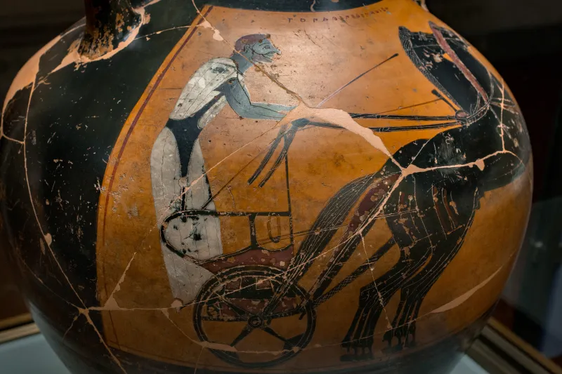 Lydos - Abv 110 33 - Victorious Athlete And Athena - Quadriga - Firenze Man 97779 - 