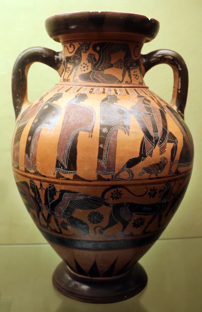 Lydos, Anfora Attica Da Pescia Romana, 560-550 Ac 
