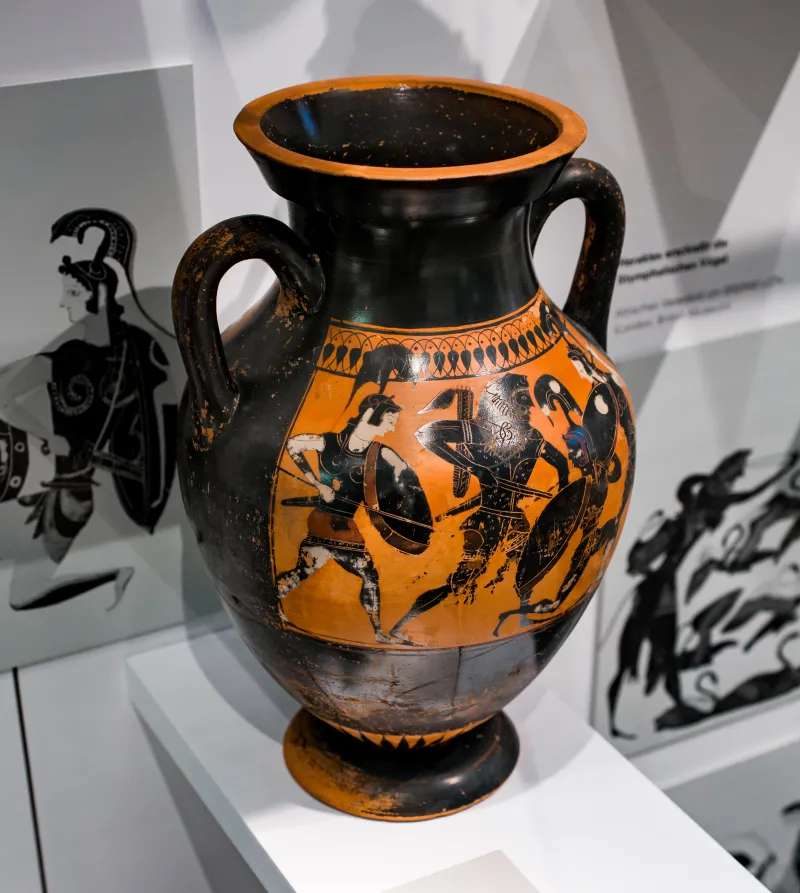 Circle Of The Lysippides Painter - Abv 258 Extra - Herakles And The Amazons - Four Gods - Karlsruhe Bl B 26 - 