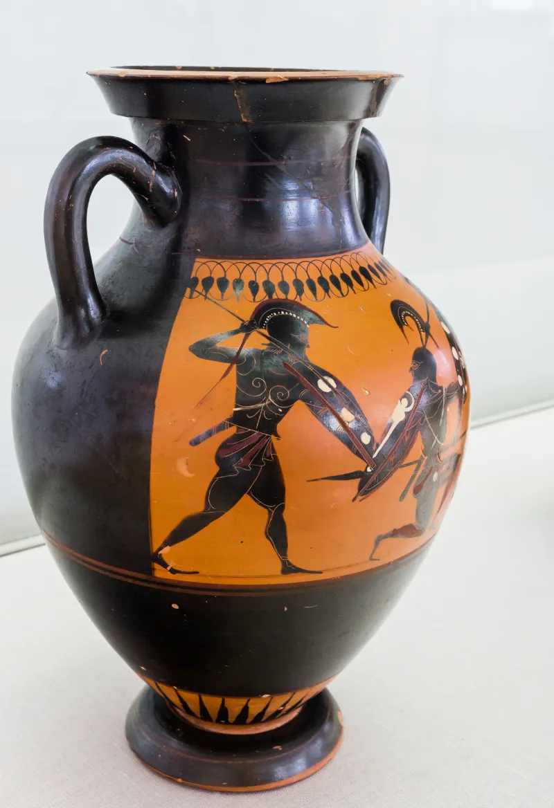 Manner Of The Lysippides Painter - Abv 258 7 - Chariot - Fight - München As 1391 - 