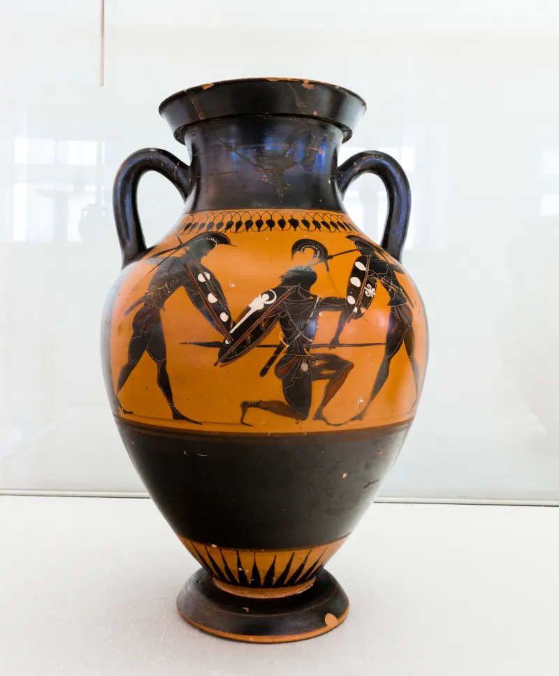 Manner Of The Lysippides Painter - Abv 258 7 - Chariot - Fight - München As 1391 - 