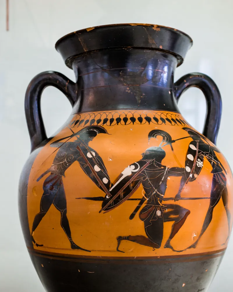 Manner Of The Lysippides Painter - Abv 258 7 - Chariot - Fight - München As 1391 - 