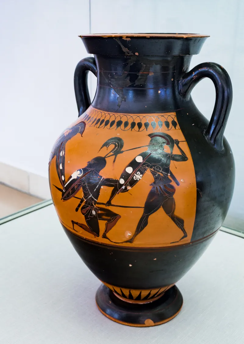 Manner Of The Lysippides Painter - Abv 258 7 - Chariot - Fight - München As 1391 - 