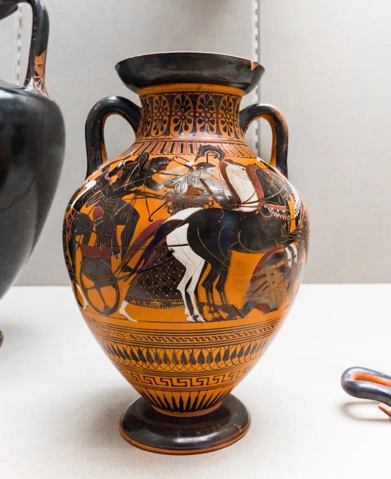 Manner Of The Lysippides Painter - Abv 260 29 - Gigantomachy - Dionysos With Satyrs And Maenads - London Bm 1839-1109-3 - 