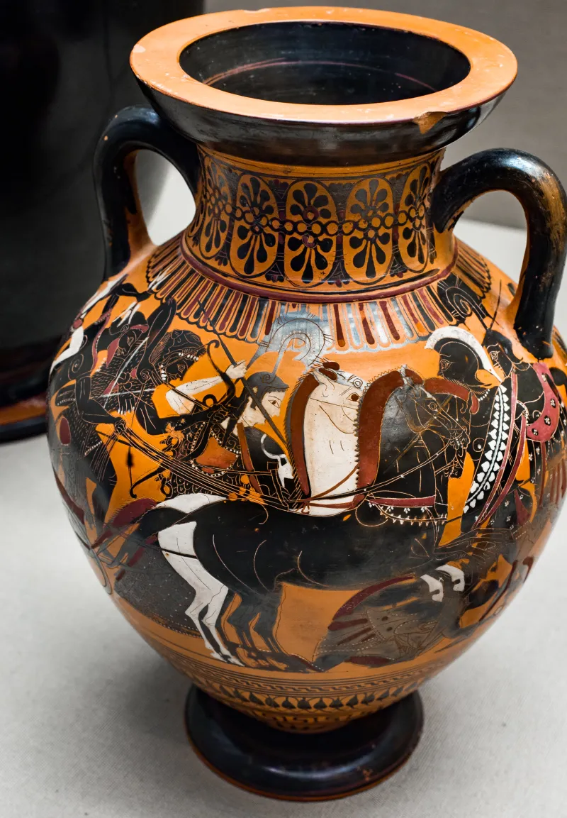 Manner Of The Lysippides Painter - Abv 260 29 - Gigantomachy - Dionysos With Satyrs And Maenads - London Bm 1839-1109-3 - 