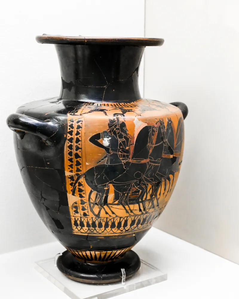 Manner Of The Lysippides Painter - Abv 260 Extra - Fight - Chariot - Athens 