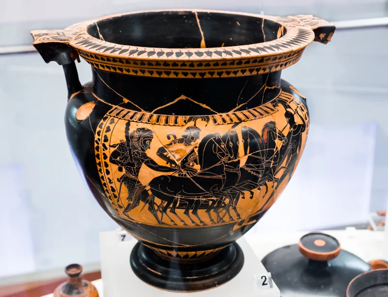 Manner Of The Lysippides Painter - Abv 261 43 - Gigantomachy - Dionysos With Satyrs - Roma Mnevg 25003 - 