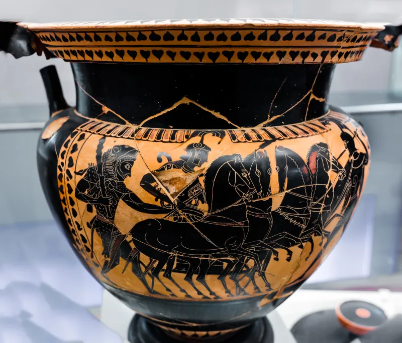 Manner Of The Lysippides Painter - Abv 261 43 - Gigantomachy - Dionysos With Satyrs - Roma Mnevg 25003 - 