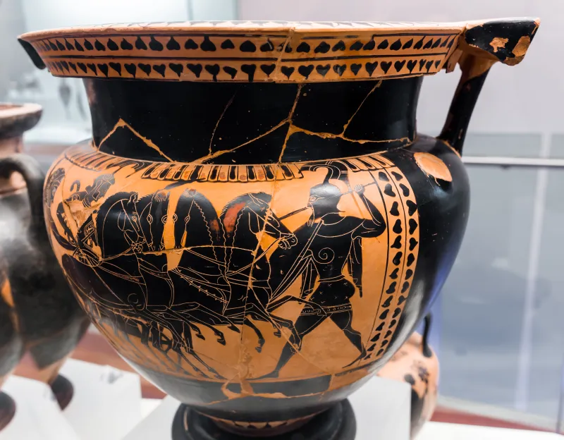 Manner Of The Lysippides Painter - Abv 261 43 - Gigantomachy - Dionysos With Satyrs - Roma Mnevg 25003 - 