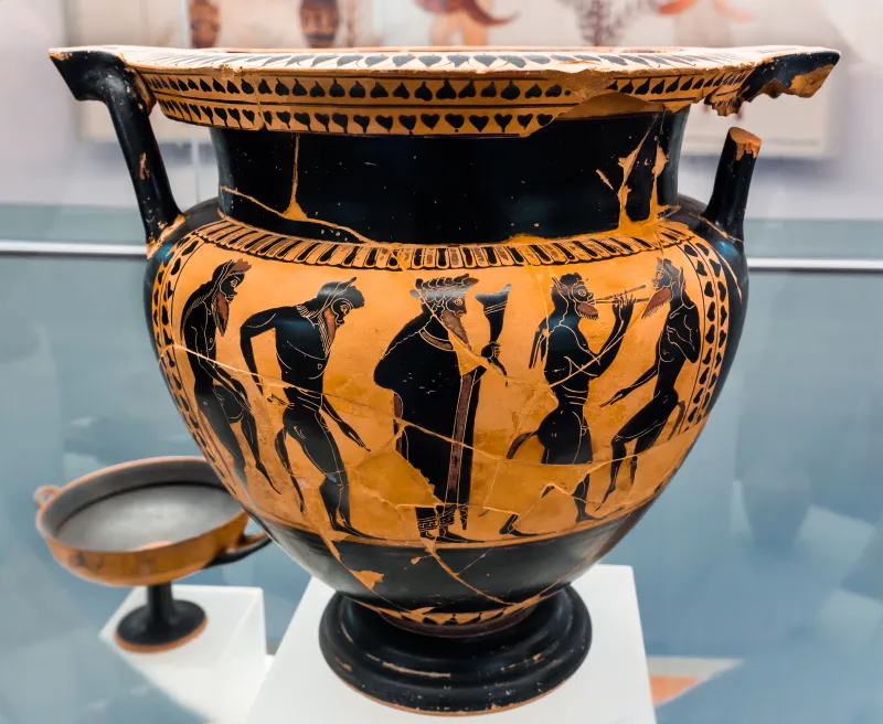 Manner Of The Lysippides Painter - Abv 261 43 - Gigantomachy - Dionysos With Satyrs - Roma Mnevg 25003 - 
