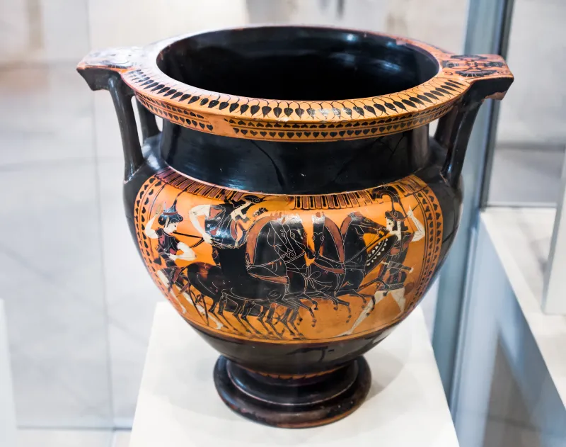Manner Of The Lysippides Painter - Abv 262 44 - Herakles And The Amazons - Dionysos And Hermes With Satyrs - Tübingen Mut S-10 