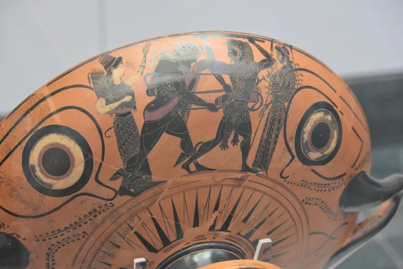 München-Maxvorstadt Antikensammlung Saal 2 Schale Des Lysippides-Malers 