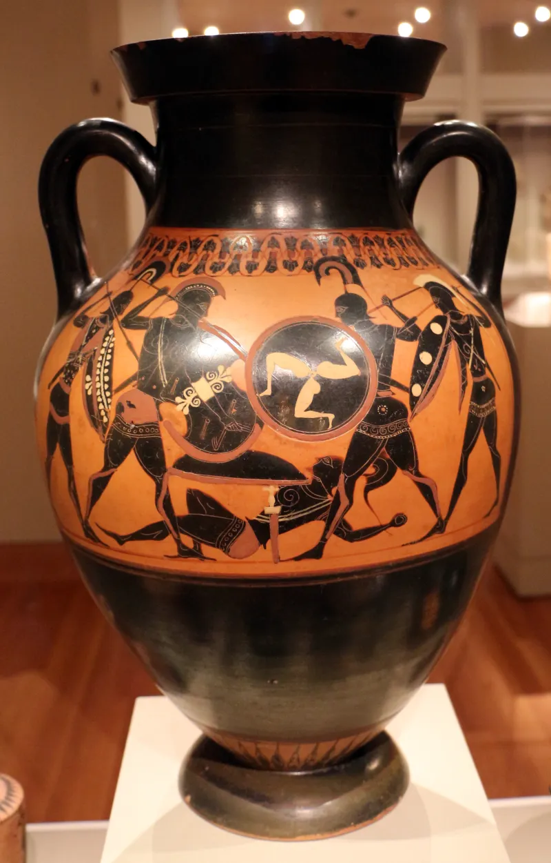 Pittore Lysippides, Anfora Bateman, Attica 530 Ac 