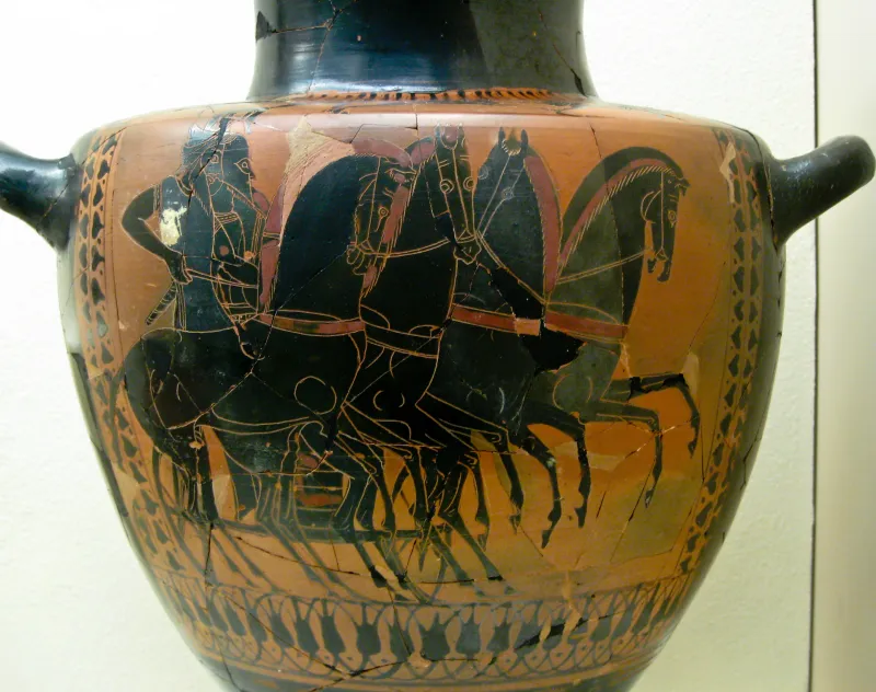 Quadriga, Charioteer And 