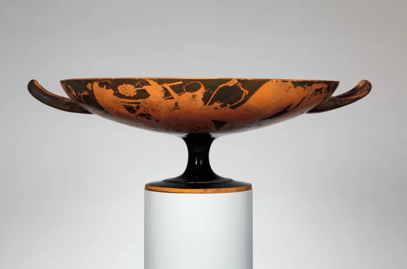Terracotta Kylix (Drinking Cup) Met 