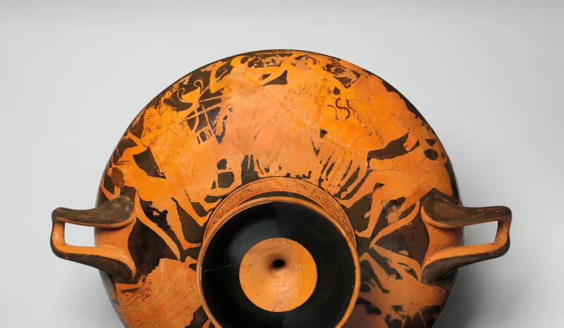 Terracotta Kylix (Drinking Cup) Met 