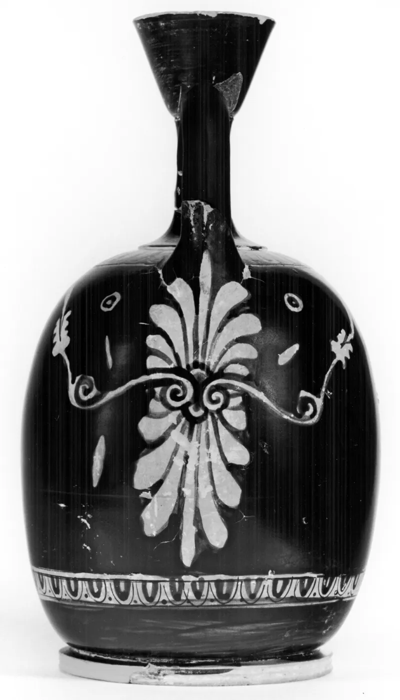Makaria Painter - Squat Lekythos Depicting Eutychia, Eunomia And Paidia - Walters 48205 - 