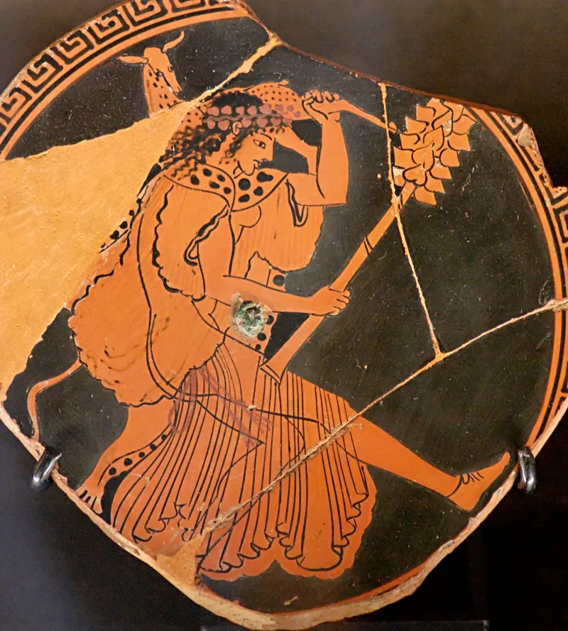 Fragment Maenad Louvre 