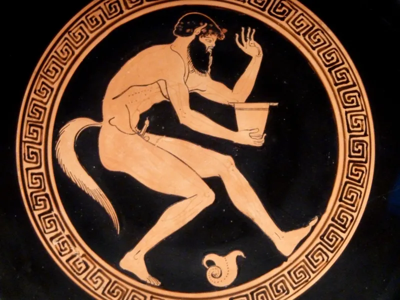 Kylix (Drinking Cup) With A Satyr - Getty Villa 