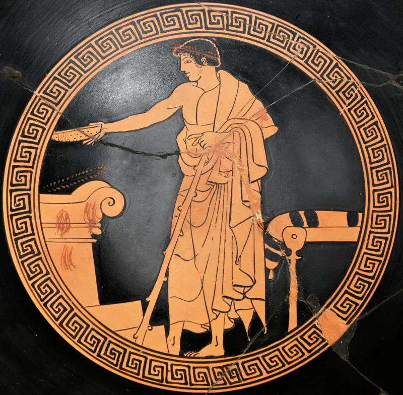 Libation Macron Louvre 