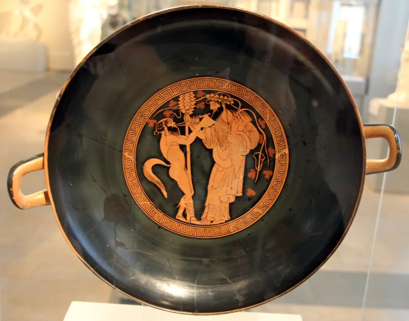 Makron E Vasaio Hieron, Attica, Kylix Con Scena Dionisiaca, 480 Ac Attica 