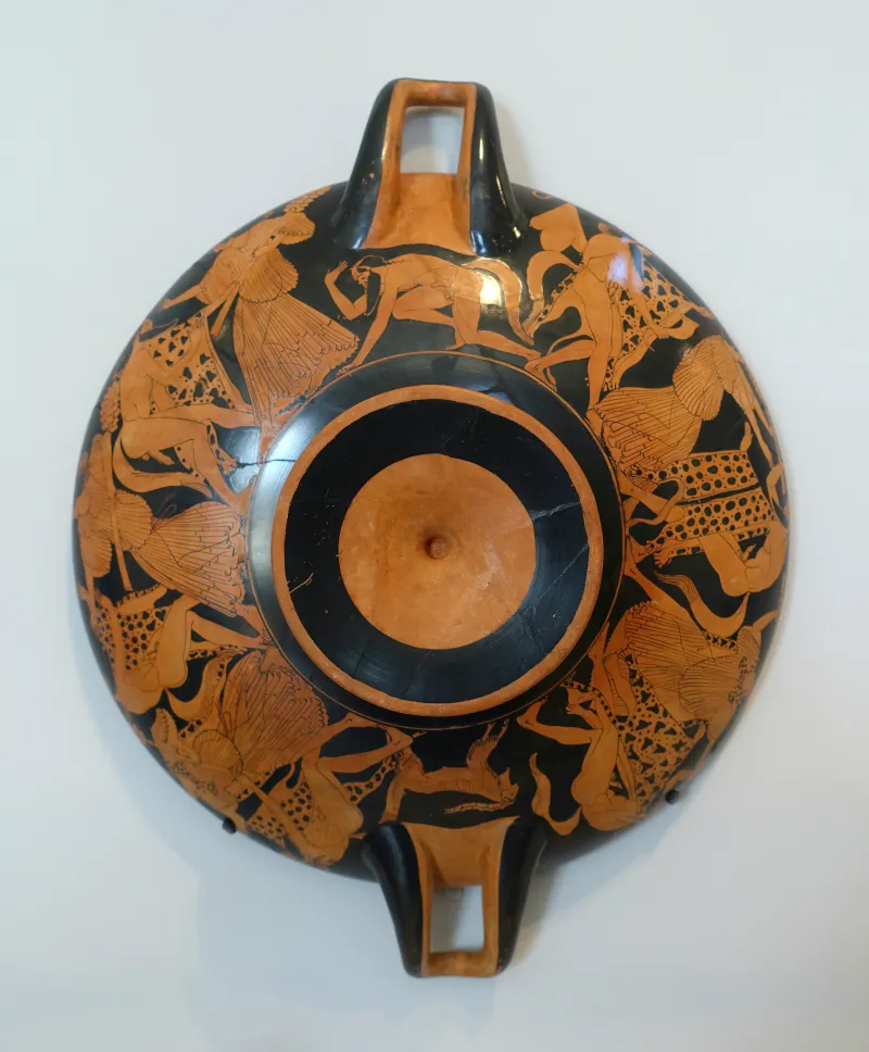 Satyrs And Maenads, Makron, Greek, Attic, 490-480 Bc, Terracotta, Red-Figure Technique - Arthur Sackler Museum, Harvard University - 