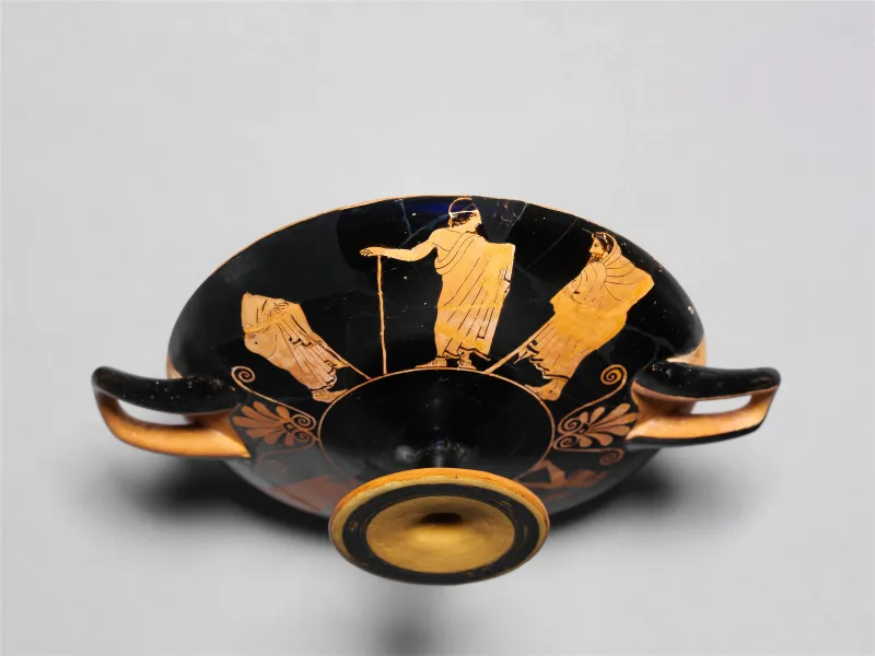 Terracotta Kylix (Drinking Cup) Met 